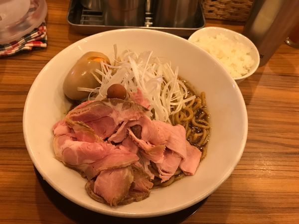 「【限定】枕崎本枯カツオの油そば880円」@中華そば ココカラサキゑの写真