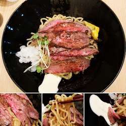 熟成醤油油そば(ローストビーフ120g)  1260円