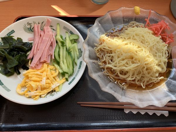 「黒酢醤油冷やし麺 530円」@日高屋 小手指北口店の写真