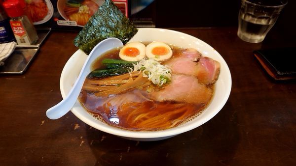 「あつさり煮干し味玉大盛り」@ラーメン 一兎の写真