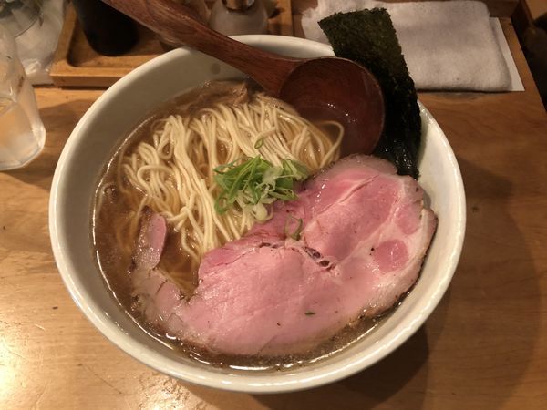 「中華そば 大盛 900円」@中華蕎麦 蘭鋳の写真