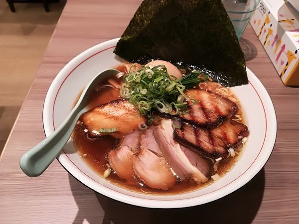 「8/27 全部のせ醤油ラーメン980円」@麺者 雄の写真