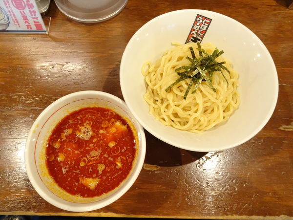 「辛煮干しつけ麺」@煮干しらーめん 玉五郎 くずはモール店の写真