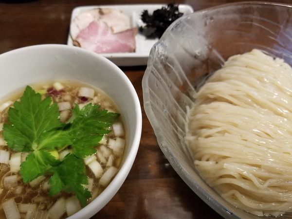 「冷やし煮干しつけ麺(昆布水)」@CLAM＆BONITO貝節麺RAIKの写真