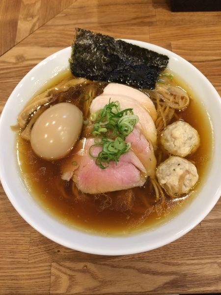 「特製地鶏(醤油)950円」@自家製麺 純の写真
