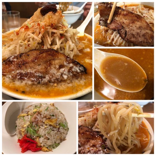 「閻魔くん  950円  ヤサイ1.5  ニンニク ミニ炒飯」@麺人しょう太郎丸の写真