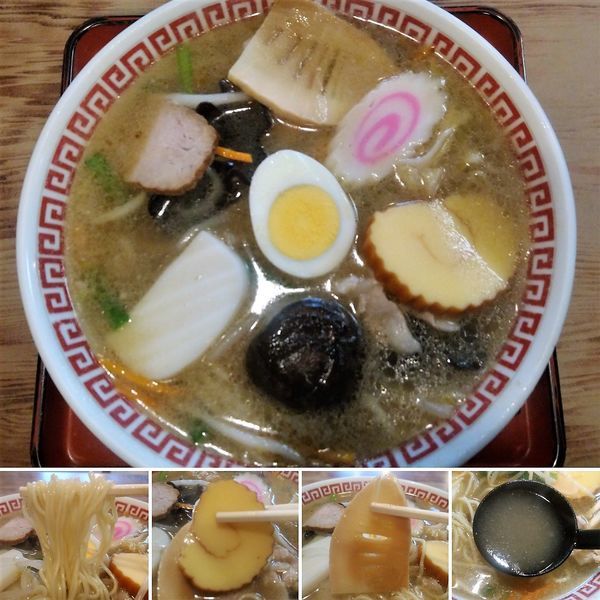 「五目中華そば　650円」@さかえやの写真