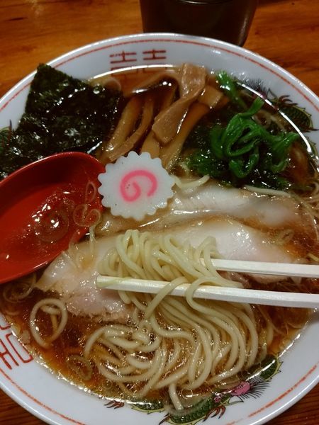 「醤油ラーメン」@水戸中華そば むじゃき食堂の写真