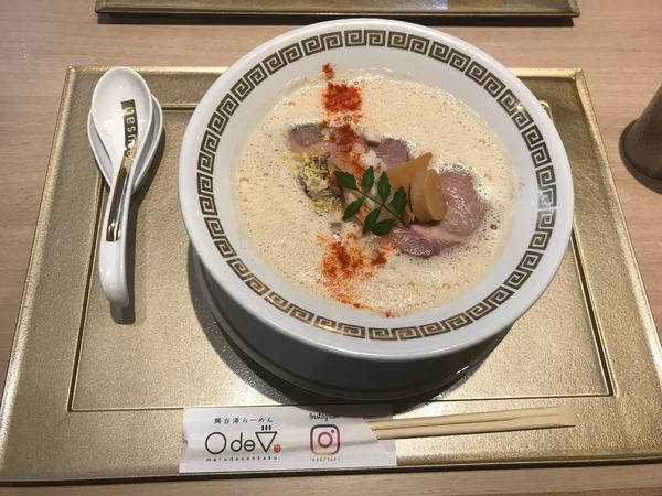 「鯛白湯「とろり」」@鯛白湯らーめん ○de▽の写真