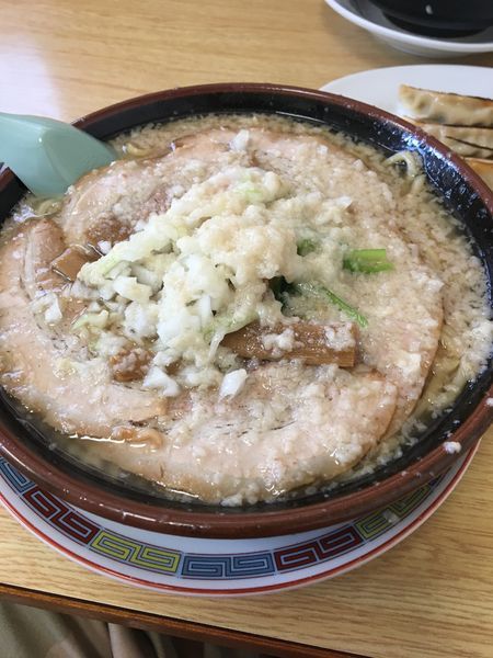 「チャーシュー麺背脂増し」@大むら食堂の写真