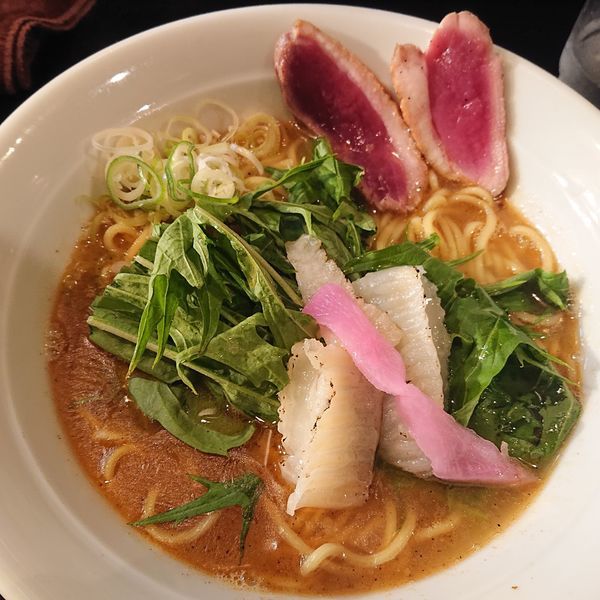 「イサキの塩らーめん950円」@麺家 うえだの写真