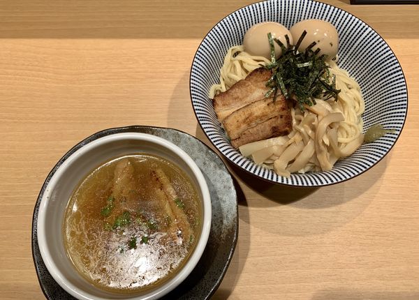 「特製淡麗塩つけ麺」@塩つけ麺 灯花の写真
