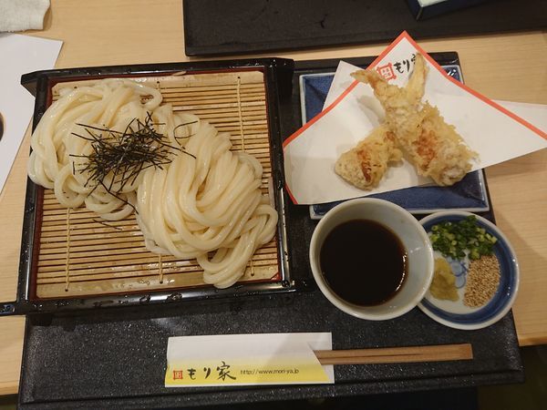 「ざるうどん中」@もり家 東京店の写真