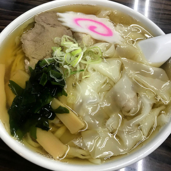「ワンタンメン　650円」@手打ちラーメン 足利麺の写真