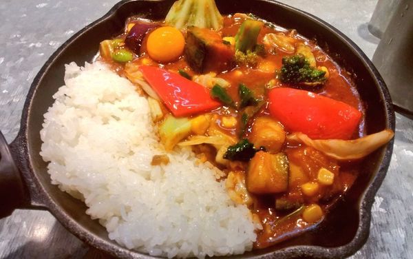 「一日分の野菜カレー・玉葱抜き」@野菜を食べるカレー camp express エキュート品川サウス店の写真