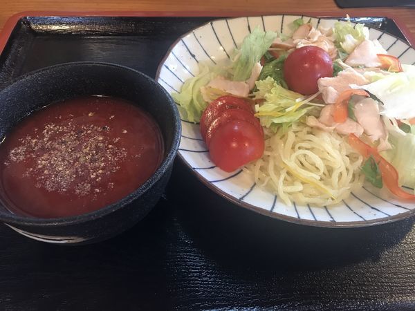 「限定 トマトのつけ麺 1.5玉 1,000円」@手打ち中華そば 和屋の写真