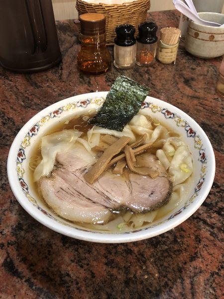 「ワンタン麺」@春木屋 郡山分店の写真
