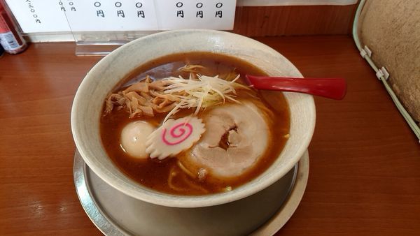 「あごだしらーめん 味玉」@栄昇らーめんの写真