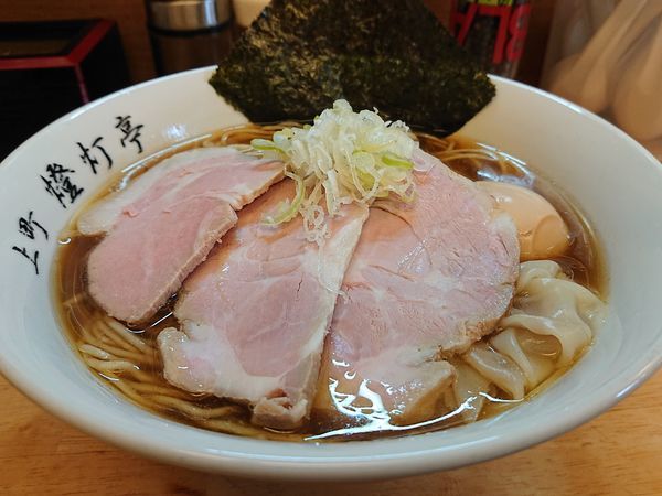 「特製支那そば(大盛りサービス)」@支那そば 燈灯亭の写真