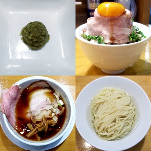 「昆布水つけ麺(大盛)」@自家製中華そば 麺の虜の写真
