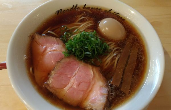 「醤油、煮卵」@麺庵ちとせの写真