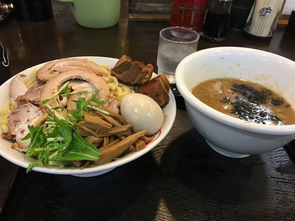 「大つけ麺の熱盛り」@豪快の写真