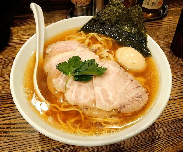 「特製平子煮干そば」@新橋 纏の写真