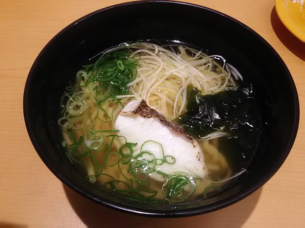 「鯛だし塩らーめん330円」@スシロー 東村山店の写真