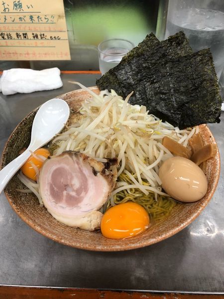「鮑肝まぜそば大盛り」@覆麺 智の写真