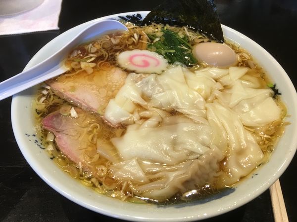 「ワンタン麺」@白河中華そば 昇貴の写真