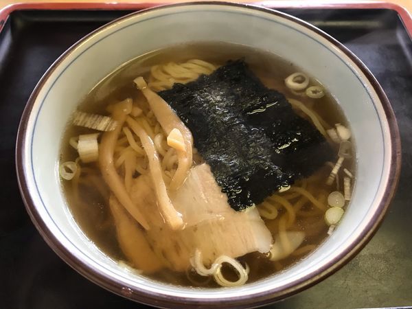 「半ラーメン  300円」@桃山食堂の写真