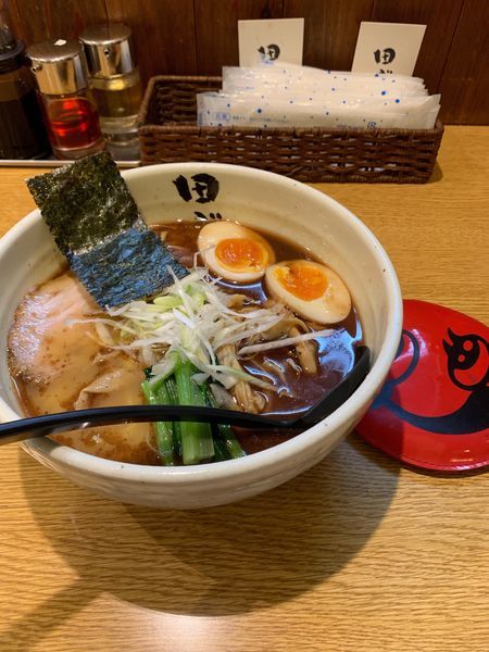 「田ぶし味玉らーめん」@麺処 田ぶし 横浜店の写真