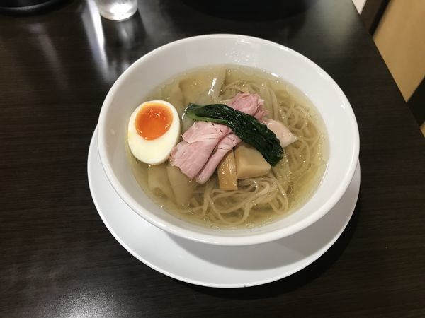 「鶏と魚の塩そば」@ガチ麺道場の写真