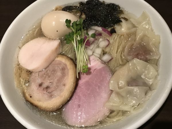 「特製汐そば(麺大盛)」@noodles kitchen GUNNERS 新丸子店の写真