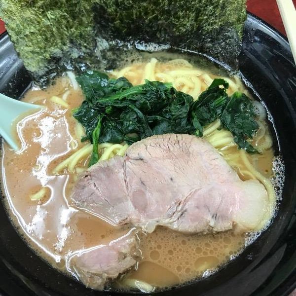 「ラーメン(並)　６５０円」@横浜ラーメン武蔵家 菊名店の写真