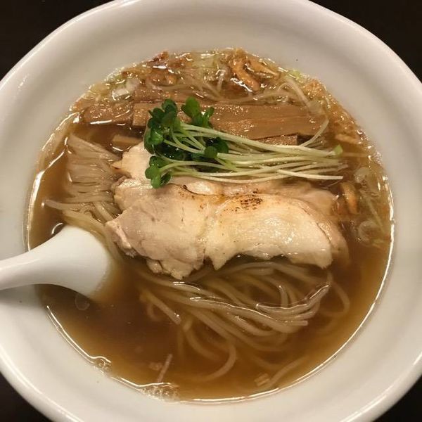 「目黒さんま節ラーメン　７８０円」@づゅる麺 池田の写真