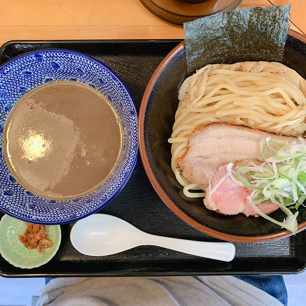 「濃厚魚介つけ麺＋カレ変ライス」@麺屋 太陽の写真