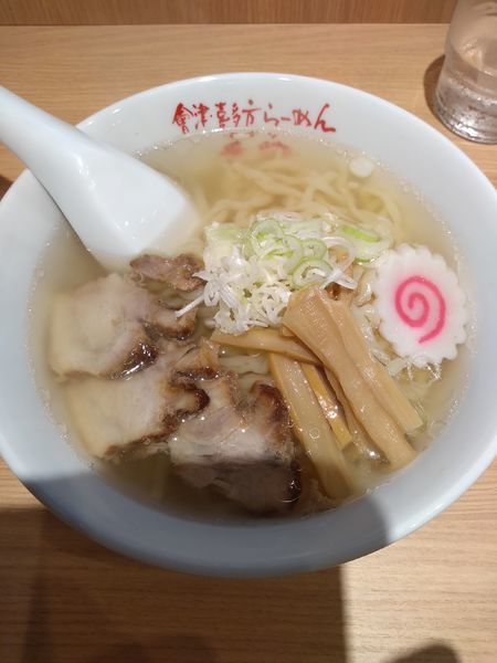 「會津山塩ラーメン 800円」@會津 喜多方らーめん 愛絆の写真