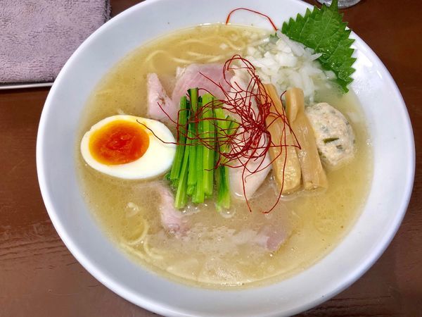 「上鶏白淡」@中華そば うお青の写真