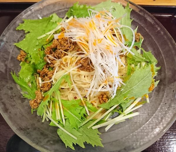 「冷やし豆乳担々麺(900円税別)」@中華酒菜 たなかの写真