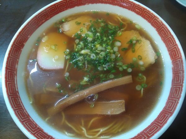 「中華そば¥600+餃子（10個）¥400」@浅草軒 分店の写真