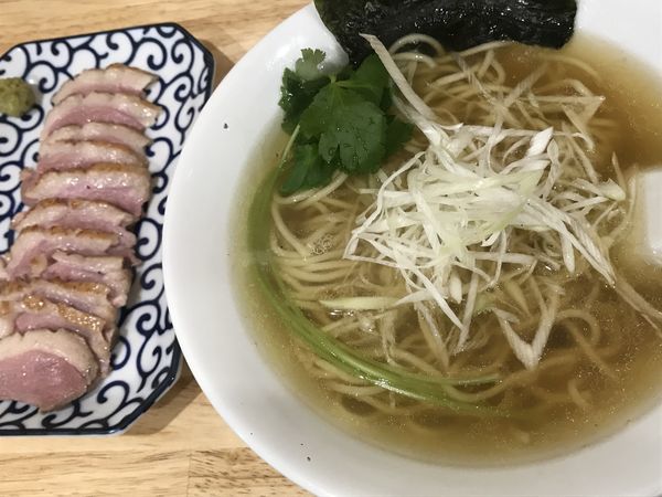 「鴨そば＋追い玉」@中華そば You Leeの写真