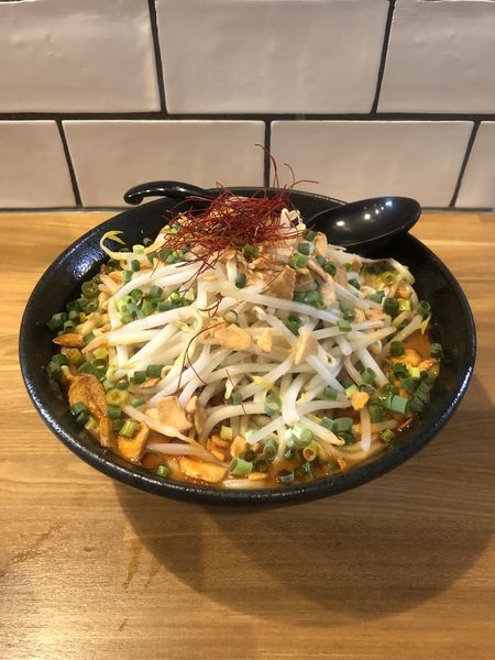 「辛味噌まぜそば」@つけめん・まぜそば むじゃきの写真