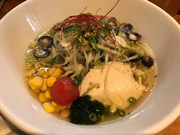 「誠の塩そば 冷  780円」@まこっちゃん家の写真