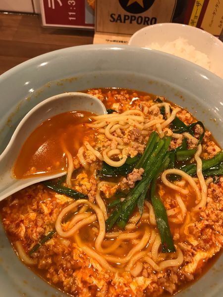 「ニュータンタンメン大盛りニラトッピング（100円）」@ニュータンタンメン 蕨店の写真