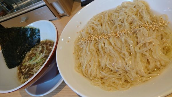 「昆布つけ麺、大盛」@初代葱寅 御茶ノ水店の写真