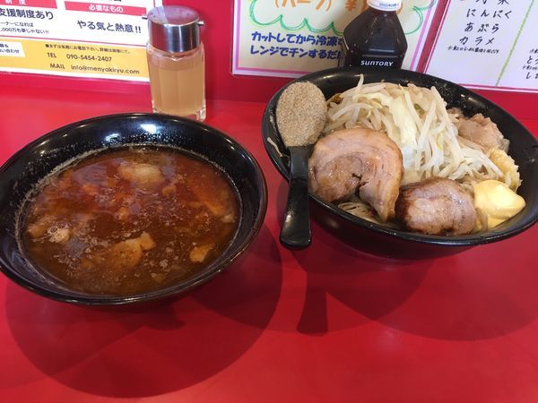 「辛つけ麺500g」@麺屋 桐龍の写真