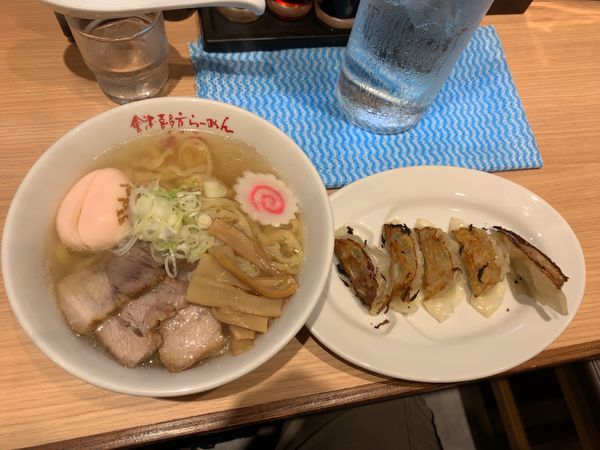 「會津山塩らーめん800円」@會津 喜多方らーめん 愛絆の写真