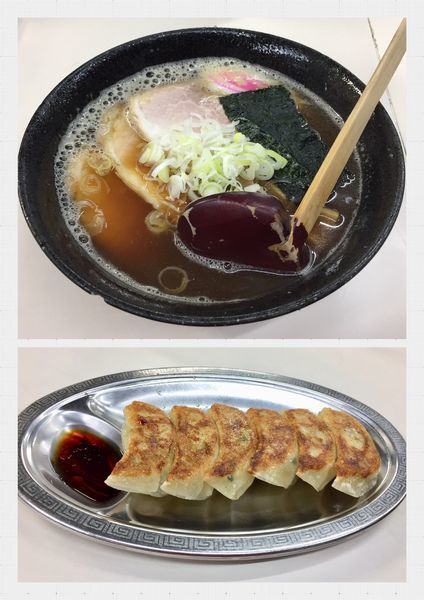 「ら〜めん＋チャーシュー＋餃子」@ラーメンパンケの写真