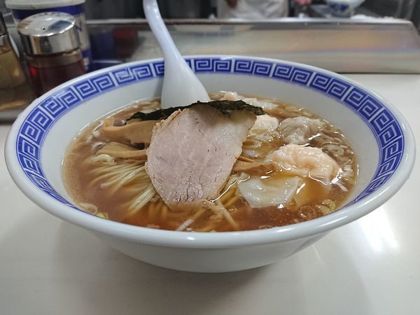 「ワンタン麺(ミックス)」@支那そば いしはらの写真